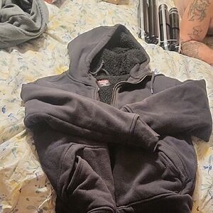 Wrangler Women's Black Hooded Puffer Jacket